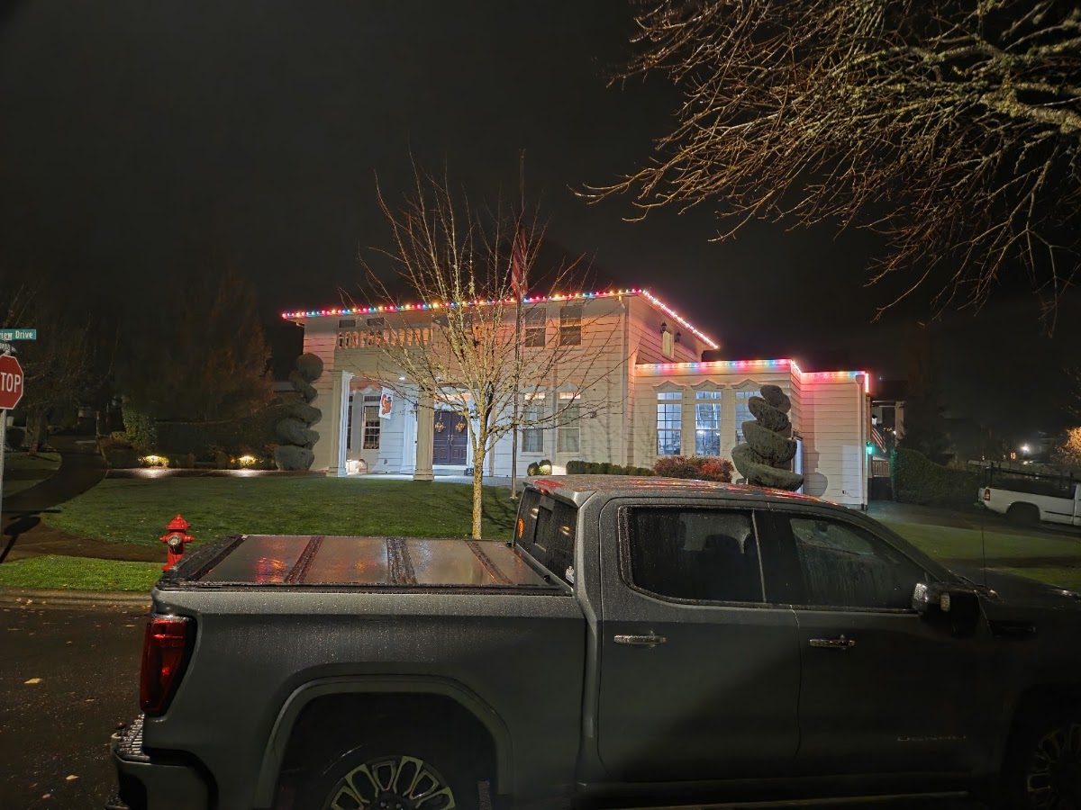 Festive exterior lighting from Got Lights LLC
